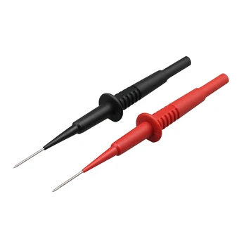 2Pcs Black/Red 1mm Stainless Steel Needle Test Probe Pin 4mm Banana Plug Connector for Multimeter Test Tool CATII 600V MAX 1A
2Pcs Black/Red 1mm Stainless Steel Needle Test Probe Pin 4mm Banana Plug Connector for Multimeter Test Tool CATII 600V MAX 1A