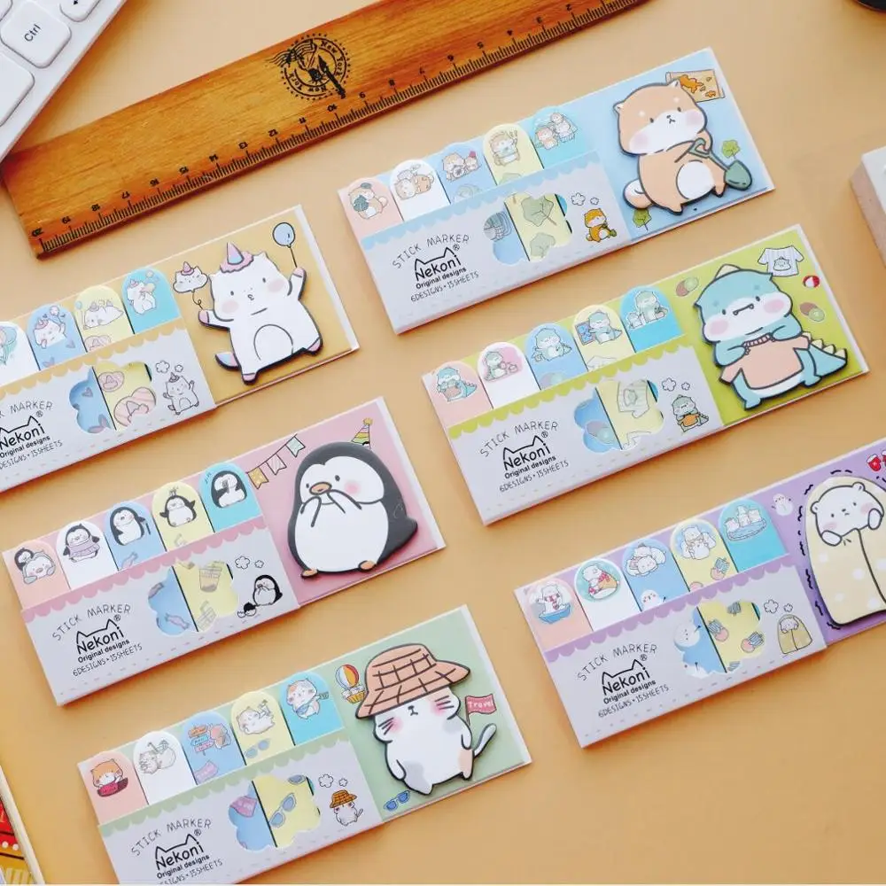 Cat Penguin Unicorn Dinosaur Memo Pad Sticky Notes Escolar Papelaria School Supply Bookmark Label
Cat Penguin Unicorn Dinosaur Memo Pad Sticky Notes Escolar Papelaria School Supply Bookmark Label