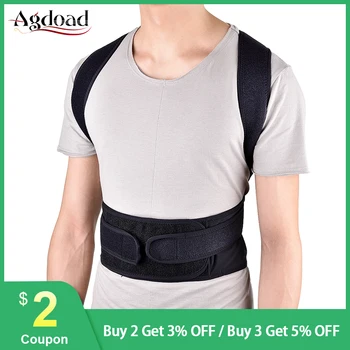 Adjustable Back Posture Corrector Brace Back Support Lumbar Back Correction Belt Shoulder Posture Corrector for Men Women
Adjustable Back Posture Corrector Brace Back Support Lumbar Back Correction Belt Shoulder Posture Corrector for Men Women