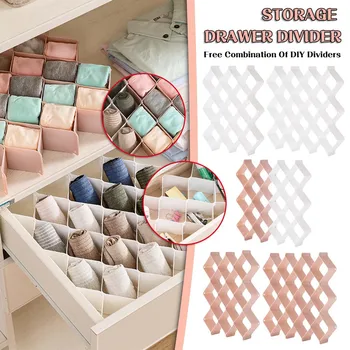 Home bedroom storage box DIY partition underwear socks storage drawer partition storage box finishing beautiful and space-saving
Home bedroom storage box DIY partition underwear socks storage drawer partition storage box finishing beautiful and space-saving