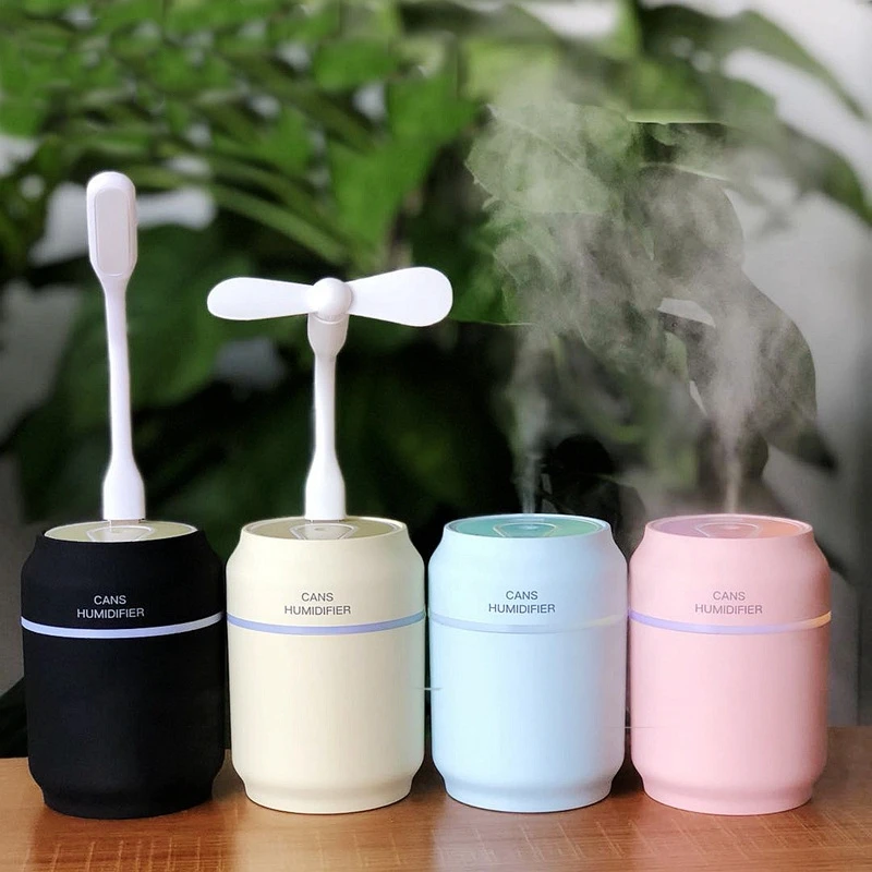 Multi function Mini Can Ultrasonic Air Humidifier with LED Night Light and Mini Fan Creative Design 3 in 1 Office Mist Maker car
Multi function Mini Can Ultrasonic Air Humidifier with LED Night Light and Mini Fan Creative Design 3 in 1 Office Mist Maker car