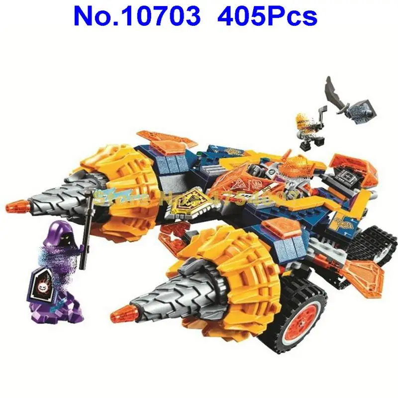 10703 405pcs knights axl's rumble maker chariot bela 70354 building block 3 figures Toy
10703 405pcs knights axl's rumble maker chariot bela 70354 building block 3 figures Toy