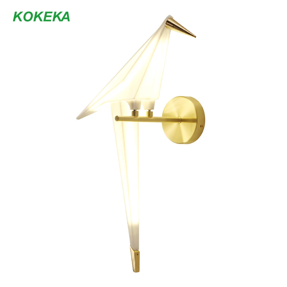 Wall Lights Bird Shape LED Warm Light Source Metal Base Carbon Steel + PVC Lamp Body for Light Luxury Living Room Decoration
Wall Lights Bird Shape LED Warm Light Source Metal Base Carbon Steel + PVC Lamp Body for Light Luxury Living Room Decoration