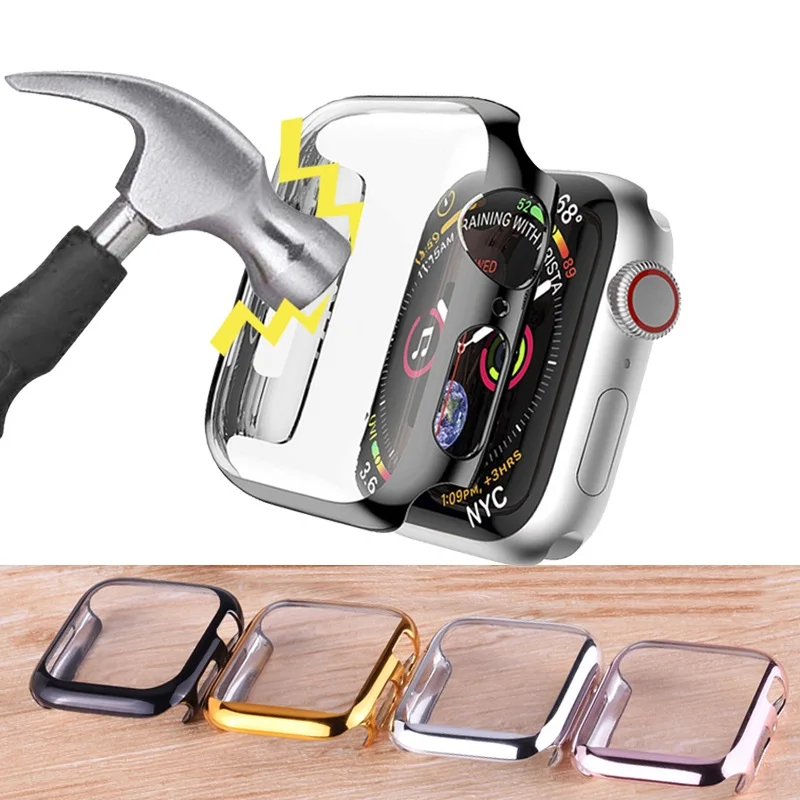 360 full Screen protector Bumper Ultra slim PC hard Case for Apple Series 3/2/1 38MM 42MM cover Band for iwatch 4/5 40mm 44mm
360 full Screen protector Bumper Ultra slim PC hard Case for Apple Series 3/2/1 38MM 42MM cover Band for iwatch 4/5 40mm 44mm