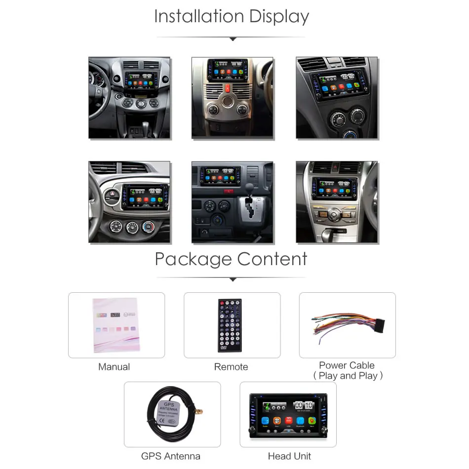 Excellent 2Din Universal Car In Dash GPS Navigator Bluetooth Radio CD DVD MP3 Video Media Player Head Unit Stereos 6.2 Inch Touch Screen 14 Excellent 2Din Universal Car In Dash GPS Navigator Bluetooth Radio CD DVD MP3 Video Media Player Head Unit Stereos 6.2 Inch Touch Screen 14