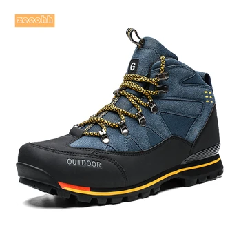 Men High Top Autumn Winter Cow Suede Hiking Boots Rubber Combat Ankle Work Safety Shoes Waterproof Mountain Outdoor Sneakers
Men High Top Autumn Winter Cow Suede Hiking Boots Rubber Combat Ankle Work Safety Shoes Waterproof Mountain Outdoor Sneakers
