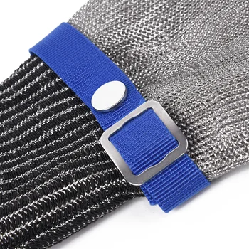 Grade High Safety Cut Proof Stab Resistant Stainless Steel Metal Mesh Glove New
