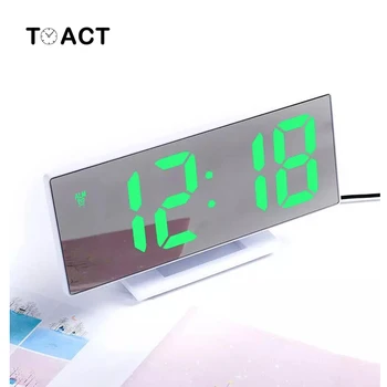 LED Mirror Digital Alarm Clock Electronic Watch Table Desktop Alarm Clocks Multifunction Snooze Night Large LED Display Gift
LED Mirror Digital Alarm Clock Electronic Watch Table Desktop Alarm Clocks Multifunction Snooze Night Large LED Display Gift