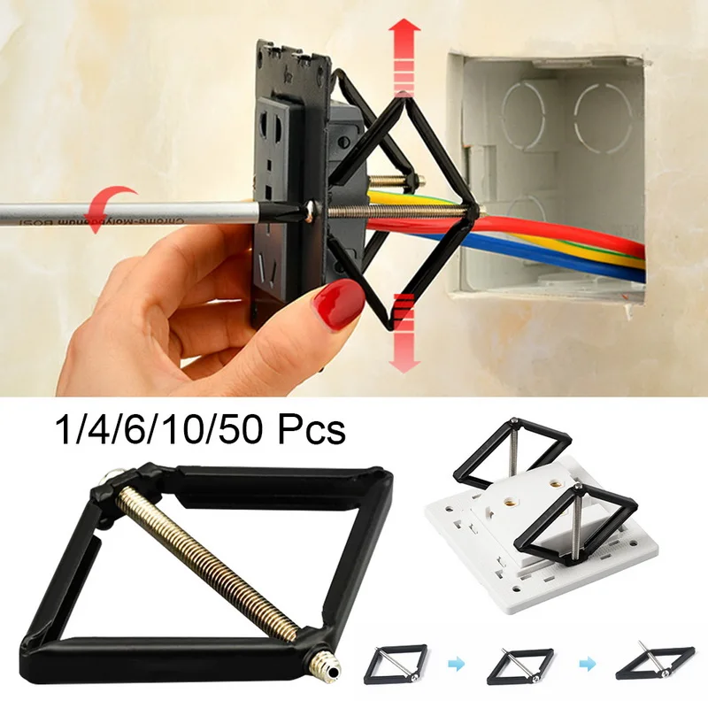 Concealed Concealed Switch Box Repair Tool Concealed 86mm Switch Box Repair Bracket Rod Electrician Accessories 10Pc
Concealed Concealed Switch Box Repair Tool Concealed 86mm Switch Box Repair Bracket Rod Electrician Accessories 10Pc