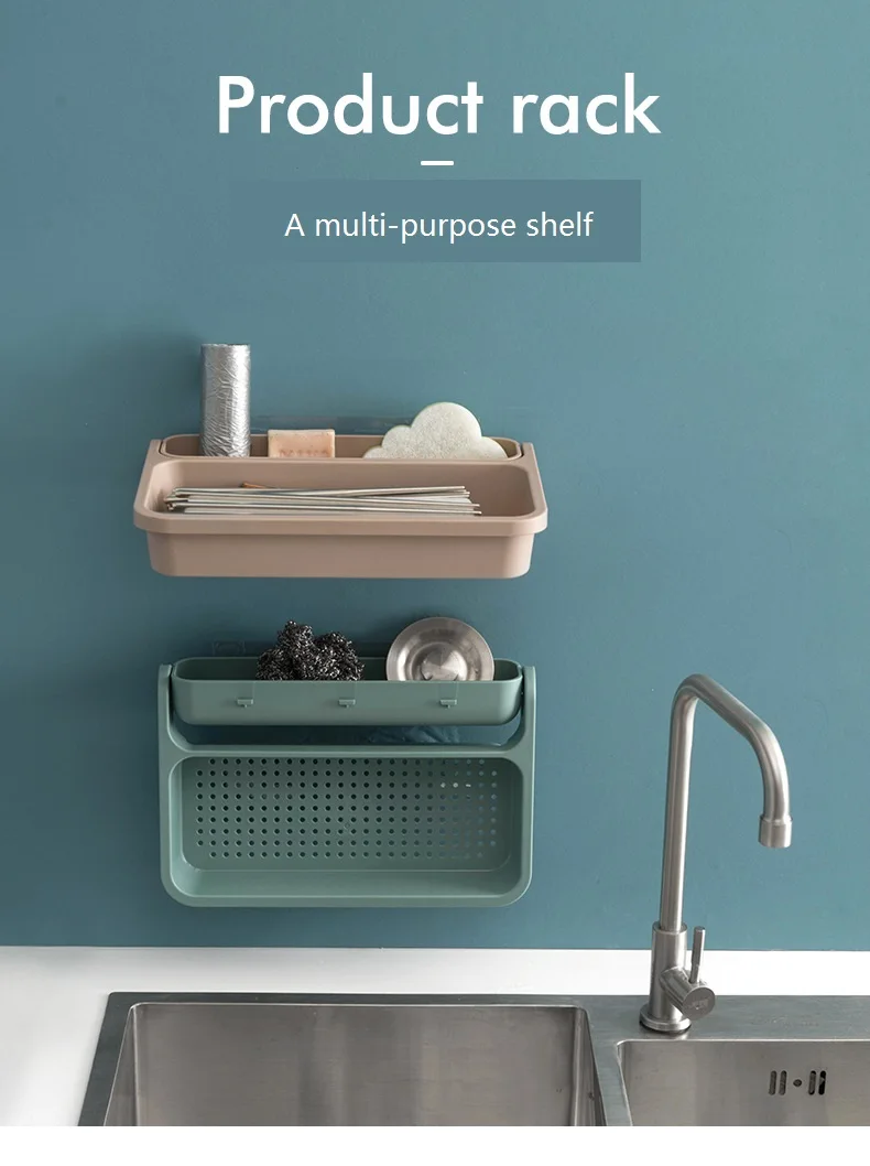 Punch-free sink wall hanging vegetable basket Multifunctional shelf Foldable Drainage Basket Draining rack
Punch-free sink wall hanging vegetable basket Multifunctional shelf Foldable Drainage Basket Draining rack
