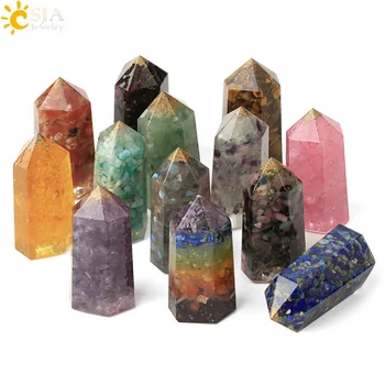 CSJA Irregular Hexagonal Column Decor Healing Point Natural Stone Crystal Chip Bead 50mm Resin for Home Decoration Ornament G425
CSJA Irregular Hexagonal Column Decor Healing Point Natural Stone Crystal Chip Bead 50mm Resin for Home Decoration Ornament G425