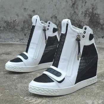 Spring Wild Mesh New Autumn Breathable 8CM Increased Female Short Boots Tide Single Boots Double Zipper with Hollow Boots 2020
Spring Wild Mesh New Autumn Breathable 8CM Increased Female Short Boots Tide Single Boots Double Zipper with Hollow Boots 2020