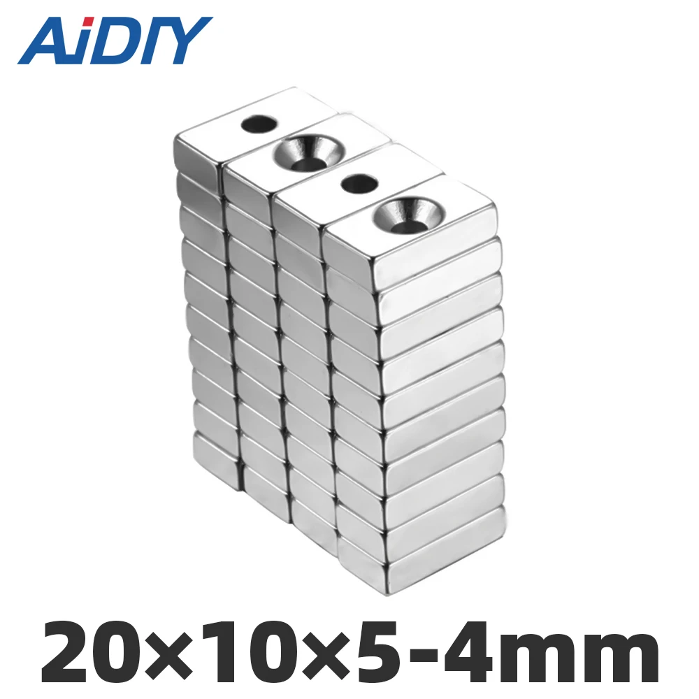 AI DIY 5/10/20pcs 20 x 10 x 5mm Hole 4mm Super strong block ring magnets N35 permanent neodymium magnet 20 *10*5-4
AI DIY 5/10/20pcs 20 x 10 x 5mm Hole 4mm Super strong block ring magnets N35 permanent neodymium magnet 20 *10*5-4