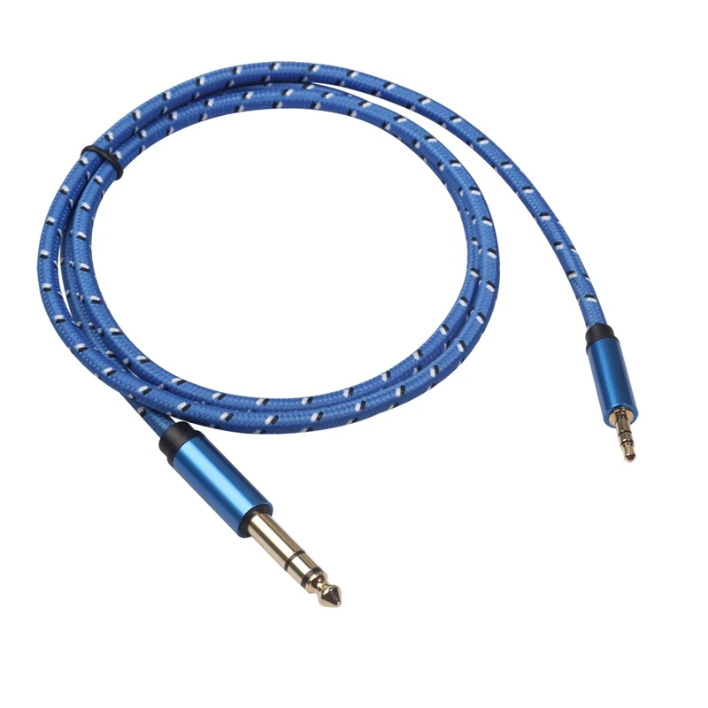 Aux Cable 3.5mm to 6.35mm Audio Cable Jack 3.5 to 6.35 Male to Male Aux Cord for Guitar Mixer Amplifier CD Player Speaker
Aux Cable 3.5mm to 6.35mm Audio Cable Jack 3.5 to 6.35 Male to Male Aux Cord for Guitar Mixer Amplifier CD Player Speaker
