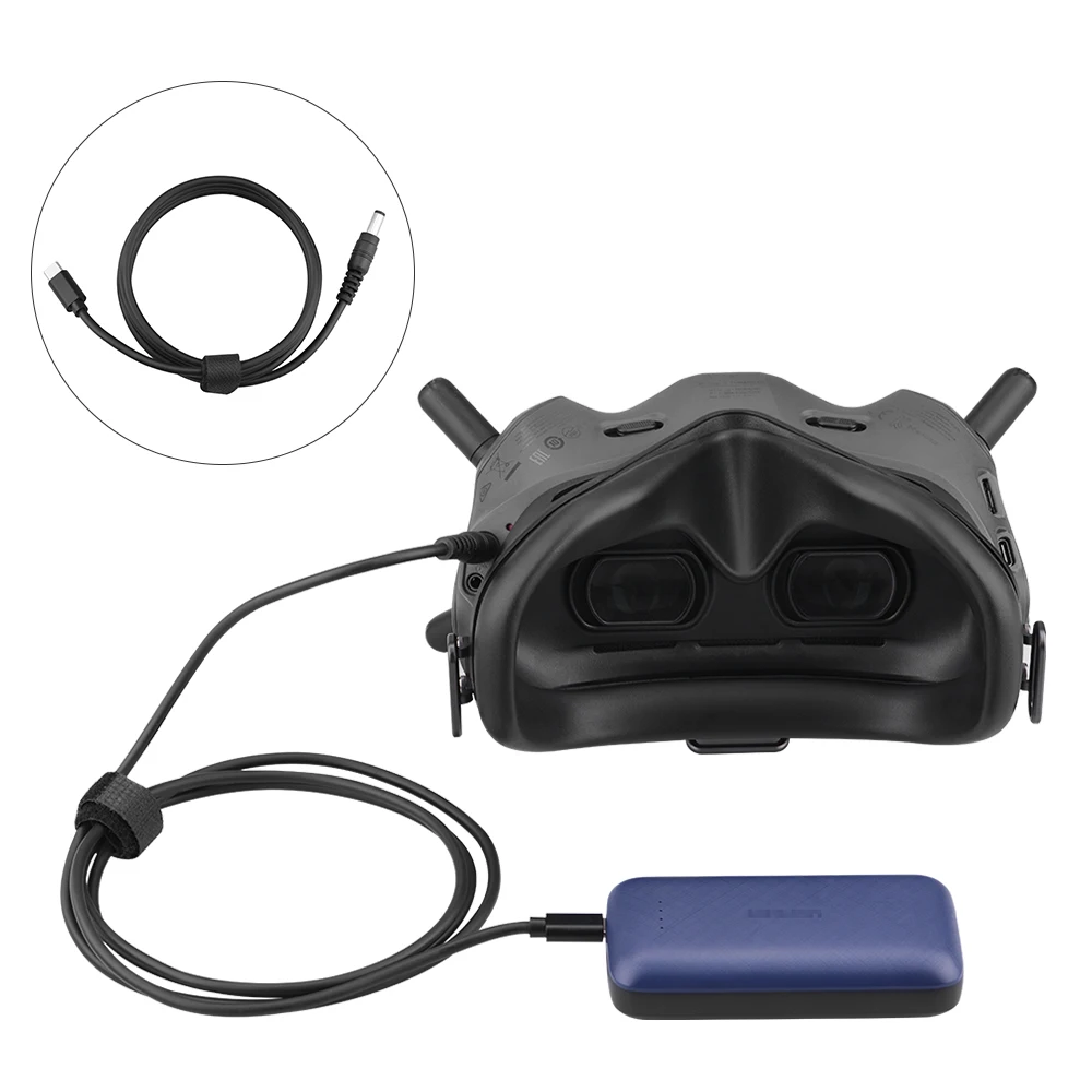 for DJI FPV Goggles V2 Power Supply Cable TYPE-C to DC Fast Charger Port Mobile Power Line for DJI FPV Combo Accessories
for DJI FPV Goggles V2 Power Supply Cable TYPE-C to DC Fast Charger Port Mobile Power Line for DJI FPV Combo Accessories