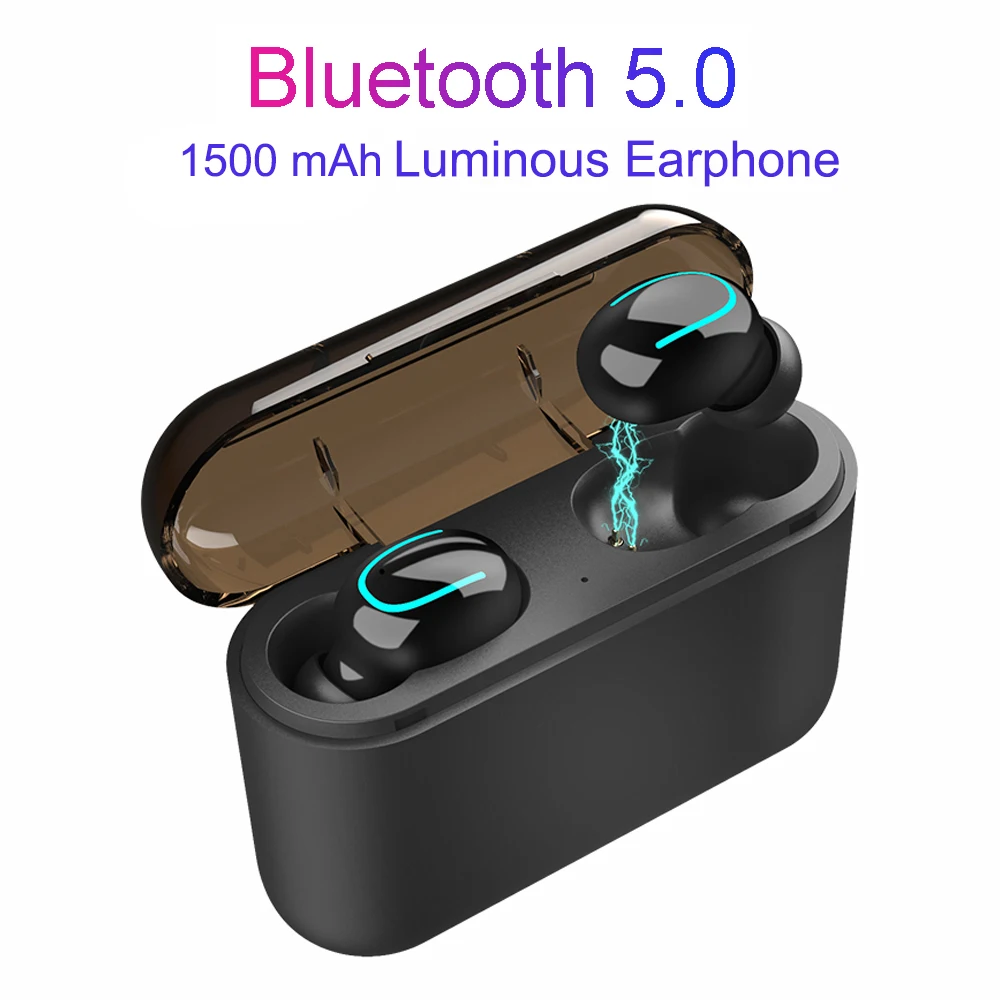 HBQ-Q32 TWS Wireless Earphones Bluetooth 5.0 Luminous Earphone Mini Sport Earbuds Headset Hand free Headphones Charger with Mic
HBQ-Q32 TWS Wireless Earphones Bluetooth 5.0 Luminous Earphone Mini Sport Earbuds Headset Hand free Headphones Charger with Mic