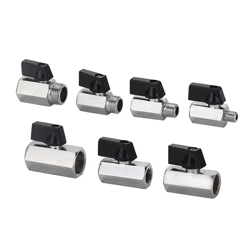 High quality 1/2, 1/4", 1/8" ,3/8"BSP Male To Female Air Compressor Valves Mini Brass Ball Valve
High quality 1/2, 1/4", 1/8" ,3/8"BSP Male To Female Air Compressor Valves Mini Brass Ball Valve