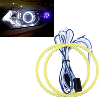 POSSBAY 1 Pair 60/70/80/90/100/110mm Car 12V LED Car Auto Headlight COB Halo Ring Angel Eyes Fog Lamp Car Styling Luces Lamp
POSSBAY 1 Pair 60/70/80/90/100/110mm Car 12V LED Car Auto Headlight COB Halo Ring Angel Eyes Fog Lamp Car Styling Luces Lamp