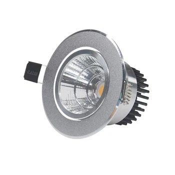 Silver Black White Dimmable Led Downlight Bridgelux cob 3W 5W 7W 10W Aluminum Recessed LED Ceiling Spot Light AC 220V 110V
Silver Black White Dimmable Led Downlight Bridgelux cob 3W 5W 7W 10W Aluminum Recessed LED Ceiling Spot Light AC 220V 110V