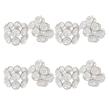 8 Pack Napkin Rings with Crystals for Place Setting, Dining Table, Dinner Party, Wedding, Reception, Holiday, Christmas, Thanksg
8 Pack Napkin Rings with Crystals for Place Setting, Dining Table, Dinner Party, Wedding, Reception, Holiday, Christmas, Thanksg