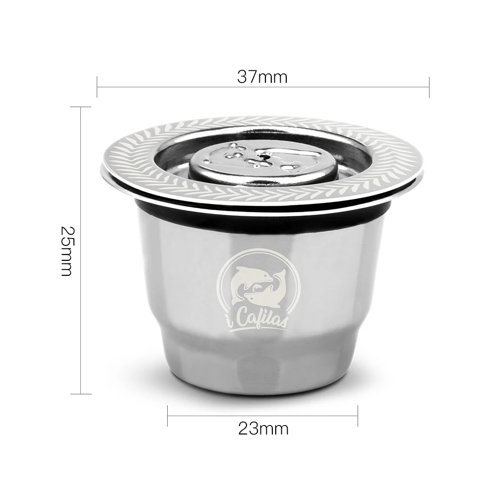 Best Selling Stainless Steel Nespresso Two Usage in One Coffee Filters For Espresso Reusable Refillable Coffee Capsule Pod
Best Selling Stainless Steel Nespresso Two Usage in One Coffee Filters For Espresso Reusable Refillable Coffee Capsule Pod