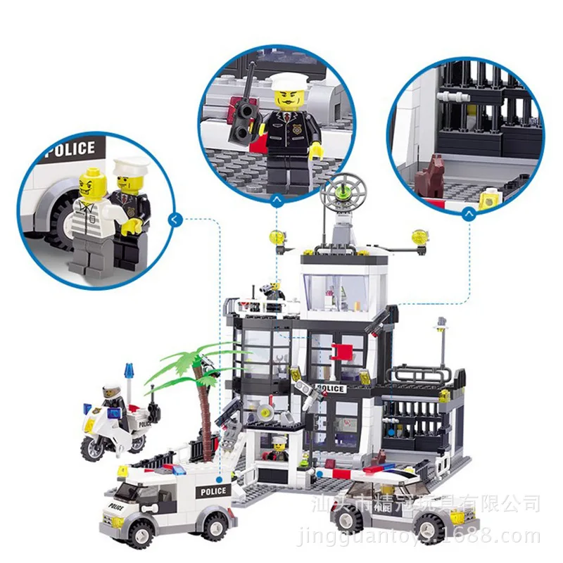 KAZI Children DIY Educational Building Blocks Small Particles Spell Assembly Toy Boy Model Gift Police Headquarters 6725
KAZI Children DIY Educational Building Blocks Small Particles Spell Assembly Toy Boy Model Gift Police Headquarters 6725