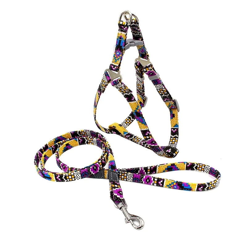 Classic Dog Harness and Lead for Small Medium Large Dogs Cats Chest Harnes Adjustable Soft Colorful Print Vest Harness(Mosaic Pa
Classic Dog Harness and Lead for Small Medium Large Dogs Cats Chest Harnes Adjustable Soft Colorful Print Vest Harness(Mosaic Pa