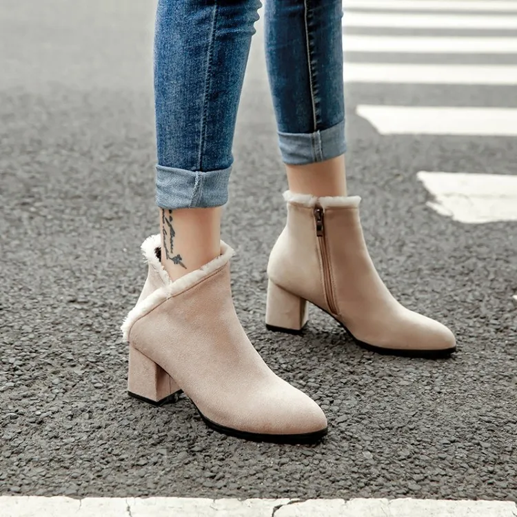 Big Size 9 10 11 12 boots women shoes ankle boots for women ladies boots shoes woman winter Side zipper with bare hem
Big Size 9 10 11 12 boots women shoes ankle boots for women ladies boots shoes woman winter Side zipper with bare hem