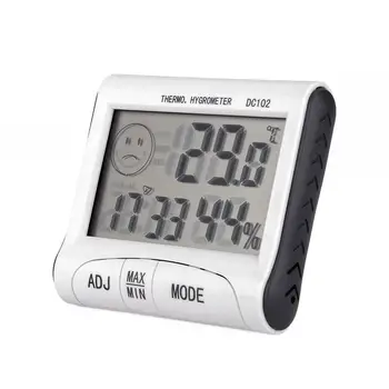 Mini LCD Digital Indoor Thermometer Hygrometer Room Temperature Humidity Meter LCD Digital Display Clock XI
Mini LCD Digital Indoor Thermometer Hygrometer Room Temperature Humidity Meter LCD Digital Display Clock XI
