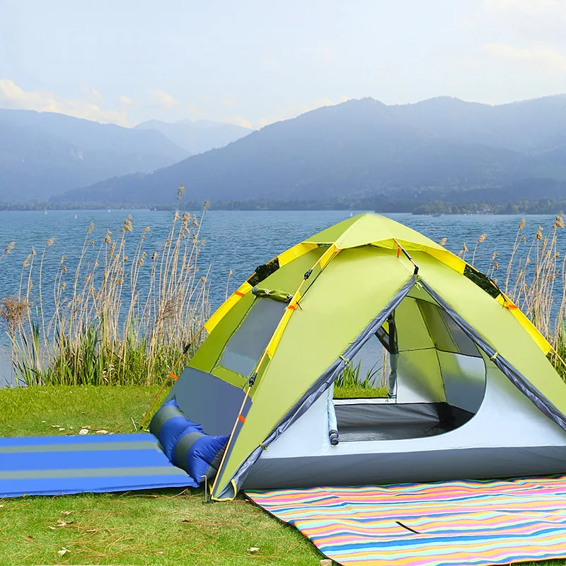 210D Oxford Cloth Double Layer Outdoor 2 People Rainproof Sun Protection Leisure Camping Automatic Hydraulic Tent
210D Oxford Cloth Double Layer Outdoor 2 People Rainproof Sun Protection Leisure Camping Automatic Hydraulic Tent
