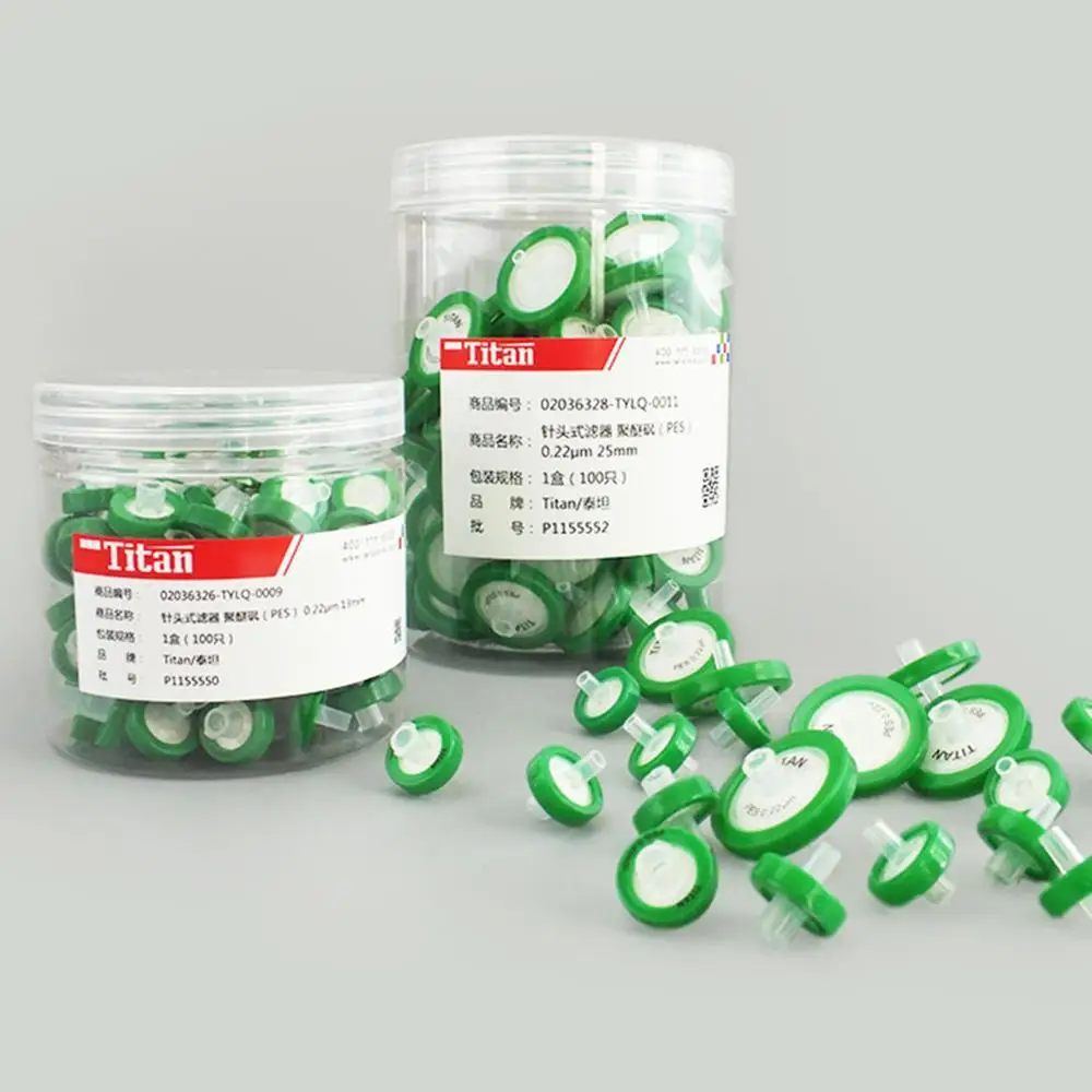 Laboratory Supplies Polyethersulfone Needle Filter Experiment Syringe Accessories Disposable Syringe Filter
Laboratory Supplies Polyethersulfone Needle Filter Experiment Syringe Accessories Disposable Syringe Filter