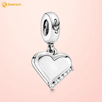 Danturn Autumn 925 Sterling Silver Beads Grand Piano Heart Dangle Charm fit Original Pandora Bracelets Women Jewelry Making
Danturn Autumn 925 Sterling Silver Beads Grand Piano Heart Dangle Charm fit Original Pandora Bracelets Women Jewelry Making