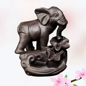 1pc Backflow Incense Burner Thailand Elephant God Statue Aroma Therapy Incense Holder Home Decor
1pc Backflow Incense Burner Thailand Elephant God Statue Aroma Therapy Incense Holder Home Decor