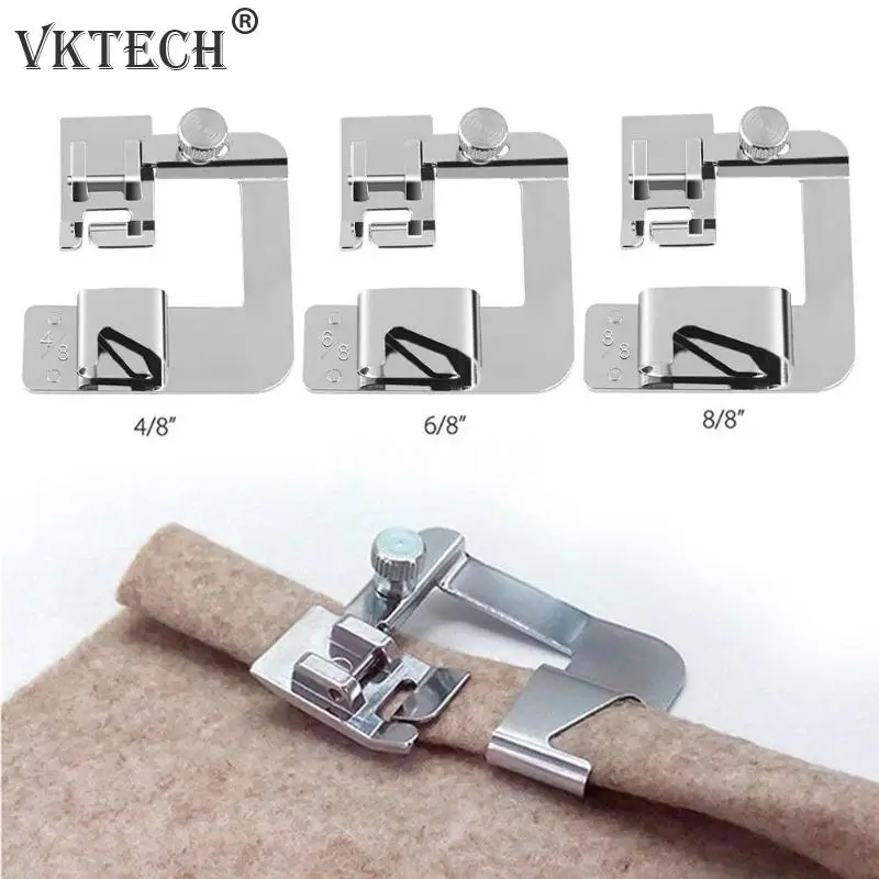 13-25mm Domestic Sewing Machine Foot Presser Rolled Hem Feet Selvage Crimping Presser for Brother Singer Sewing Accessories
13-25mm Domestic Sewing Machine Foot Presser Rolled Hem Feet Selvage Crimping Presser for Brother Singer Sewing Accessories