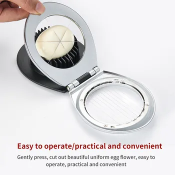 Multifunctional Egg Slicer Stainless Steel Eggs Cutting Egg Wedges Fruits Slicing Strawberry Cheese Kitchen Tool Easy Operation
Multifunctional Egg Slicer Stainless Steel Eggs Cutting Egg Wedges Fruits Slicing Strawberry Cheese Kitchen Tool Easy Operation