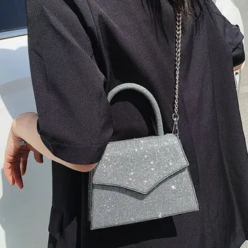 Niche Design Small Square Bag Female 2020 Summer New European and American Wild Simple Chain Shoulder Messenger Portable Bags
Niche Design Small Square Bag Female 2020 Summer New European and American Wild Simple Chain Shoulder Messenger Portable Bags