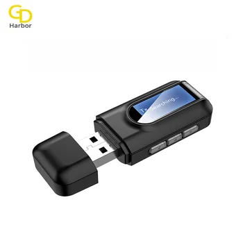 Bluetooth 5.0 Audio Receiver with 3.5mm LCD Screen 3.5 AUX Stereo USB Plug Bluetooth Adapter Transmitter for Car PC TV Headset
Bluetooth 5.0 Audio Receiver with 3.5mm LCD Screen 3.5 AUX Stereo USB Plug Bluetooth Adapter Transmitter for Car PC TV Headset