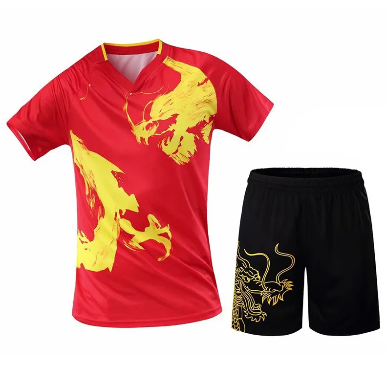 Table Tennis Suit Set for Men Quick-drying Sports Badminton Shirt and Shorts for Running Training Jerseys
Table Tennis Suit Set for Men Quick-drying Sports Badminton Shirt and Shorts for Running Training Jerseys