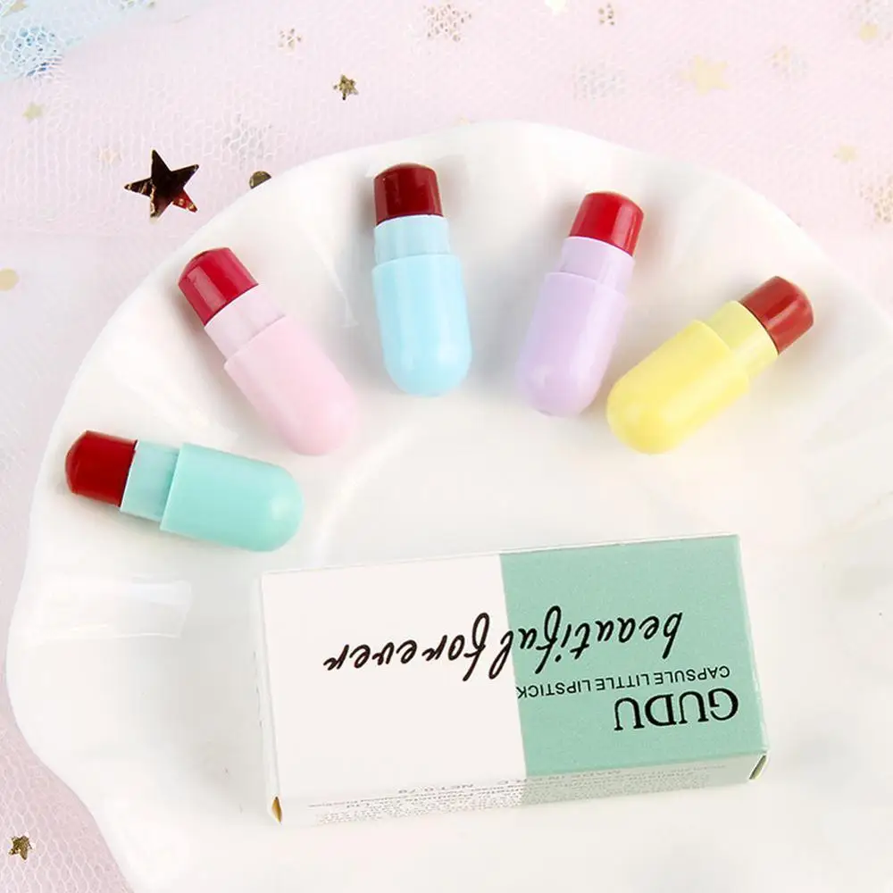 Capsule Small Lipstick Set Colors Soft Cream Lip Stick Moisturizer Long Lasting Makeup Waterproof NonStick Cup lipstick Kit
Capsule Small Lipstick Set Colors Soft Cream Lip Stick Moisturizer Long Lasting Makeup Waterproof NonStick Cup lipstick Kit