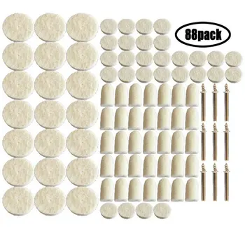 88Pcs Wool Felt Grinding Head Wool Polishing Accessories Grinding Rotary Tools Wheel Buffing Pad Polishing
88Pcs Wool Felt Grinding Head Wool Polishing Accessories Grinding Rotary Tools Wheel Buffing Pad Polishing
