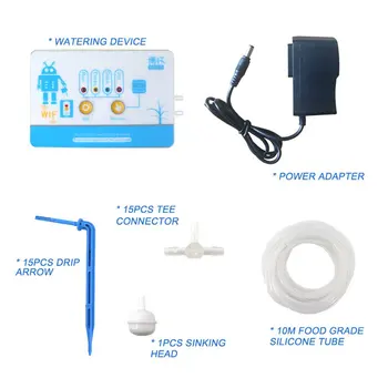 WIFI Remote Control Automatic Watering Device Timing set Automatic Irrigation Micro-spray Gardening Watering timer
WIFI Remote Control Automatic Watering Device Timing set Automatic Irrigation Micro-spray Gardening Watering timer