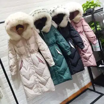 Big fur collar down jacket women's mid-length long-term off-season 2019 winter fox big fur collar white duck down slim slimming
Big fur collar down jacket women's mid-length long-term off-season 2019 winter fox big fur collar white duck down slim slimming