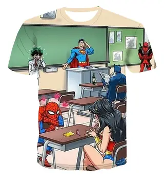 2020 popular 3D trendy funny fashion cartoon Marvel t-shirt men's summer short sleeve trend handsome versatile s-6xl
2020 popular 3D trendy funny fashion cartoon Marvel t-shirt men's summer short sleeve trend handsome versatile s-6xl