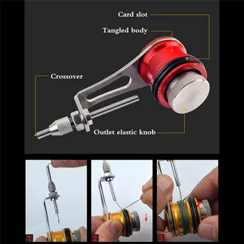 Fishing Bobbin Knotter FG GT RP Line Wire Knotting Tool Cable Connector Fishing Line Winder Assist Knotting Machine
Fishing Bobbin Knotter FG GT RP Line Wire Knotting Tool Cable Connector Fishing Line Winder Assist Knotting Machine