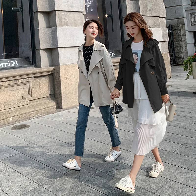 Early Autumn waitmore Trench Coat 2019 New Style Popular Short Coat Women's INS Students Korean-style Casual WOMEN'S Dress
Early Autumn waitmore Trench Coat 2019 New Style Popular Short Coat Women's INS Students Korean-style Casual WOMEN'S Dress