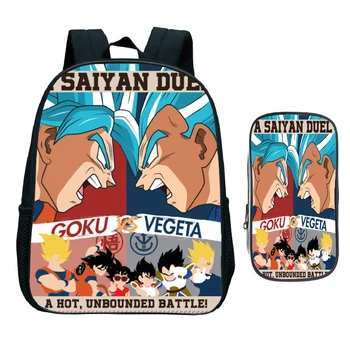 New Dragon Ball Kindergarten Backpack Child Goku Vegeta School Bag Children Anime Bookbag Kids Gift(2pcs Set/Rucksack Pen Bag)
New Dragon Ball Kindergarten Backpack Child Goku Vegeta School Bag Children Anime Bookbag Kids Gift(2pcs Set/Rucksack Pen Bag)