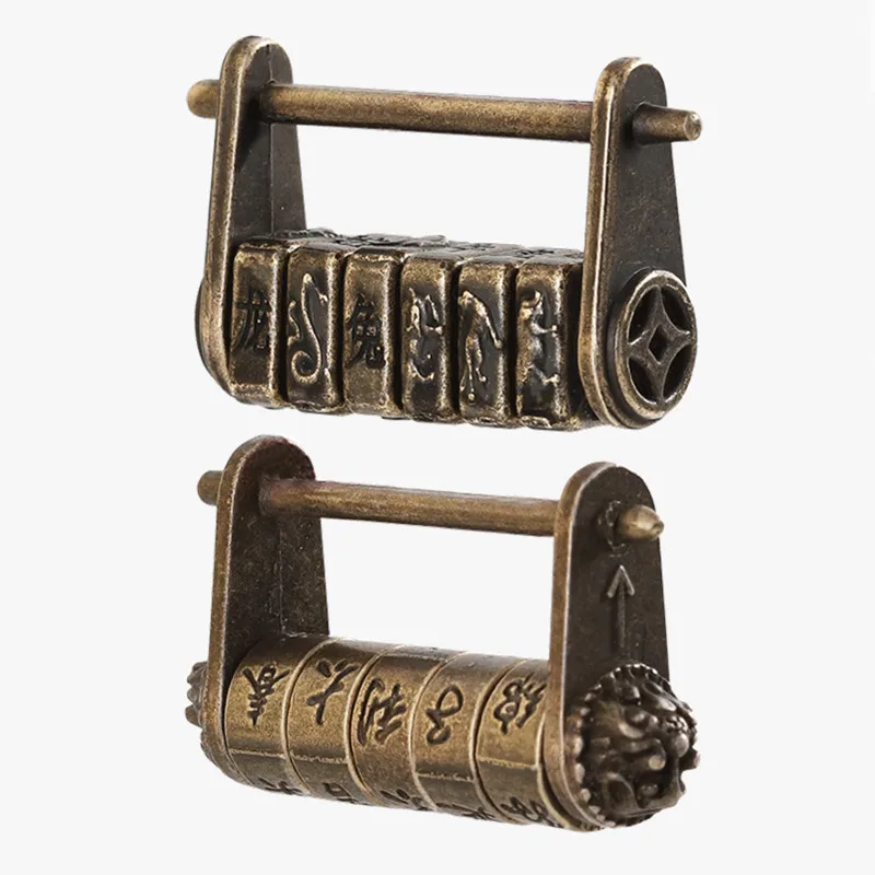 1pc chinese style Vintage combination lock Keyed Padlock Password Locks Antique Bronze for wooden Jewelry Box Furniture Hardware
1pc chinese style Vintage combination lock Keyed Padlock Password Locks Antique Bronze for wooden Jewelry Box Furniture Hardware