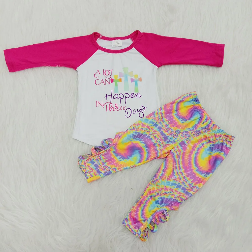 wholesale boutique toddler girl clothes cross print top raglan shirt and leggings 2pcs set
wholesale boutique toddler girl clothes cross print top raglan shirt and leggings 2pcs set