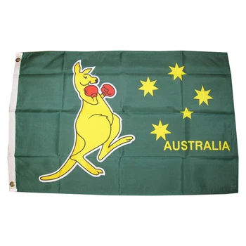 Australian boxing kangaroo Flag 150X90CM banner 3x5 FT 100D Polyester brass grommets custom printed flag, Free Shipping
Australian boxing kangaroo Flag 150X90CM banner 3x5 FT 100D Polyester brass grommets custom printed flag, Free Shipping