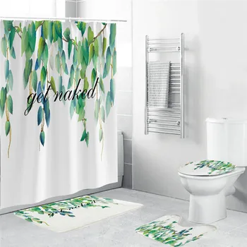 Green Leaves White Shower Curtain Tropical Jungle Bathroom Nature Waterproof Mildew Resistant Polyester Fabric For Bathtub Decor
Green Leaves White Shower Curtain Tropical Jungle Bathroom Nature Waterproof Mildew Resistant Polyester Fabric For Bathtub Decor